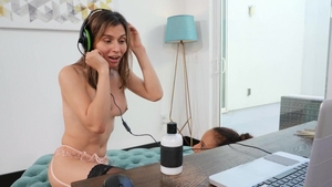 Trans Angels: Naked Korra Del Rio agrees to masturbating