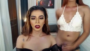 Two tranny Have filthy painfully Sex
