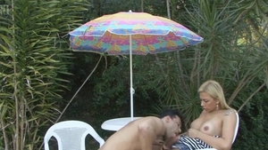 angel Star nails Her Boyfriend Outdoor