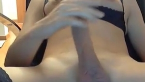 lady-man dilettante hooker Shows Her large dick